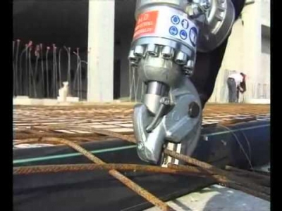 Снижение шума на стройплощадке при выполнении строительных работ по резке арматуры